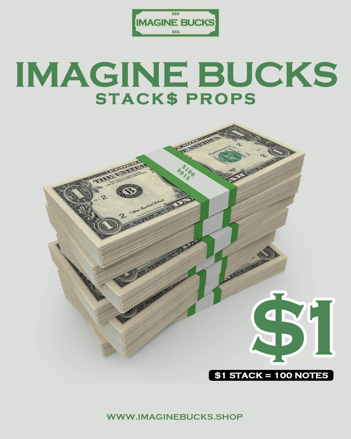 Imagine Bucks - $1 Stack Prop