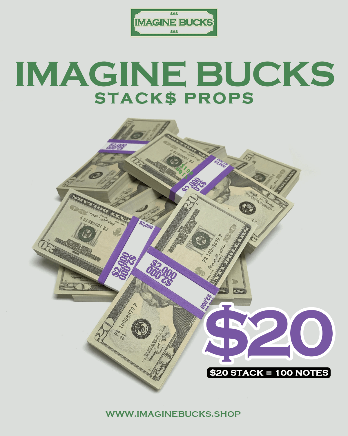 Imagine Bucks - $20 Stack Prop