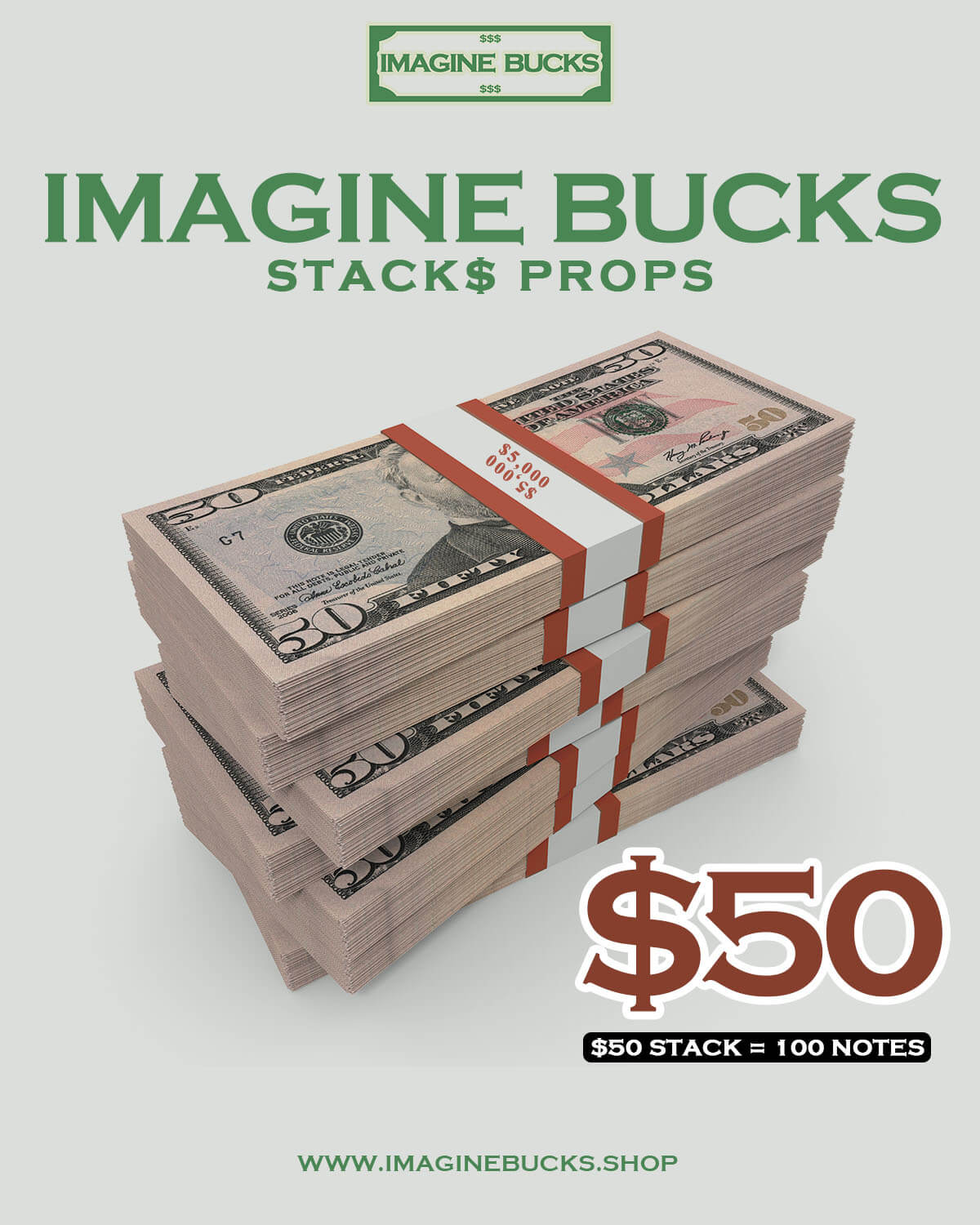 Imagine Bucks - $50 Stack Prop