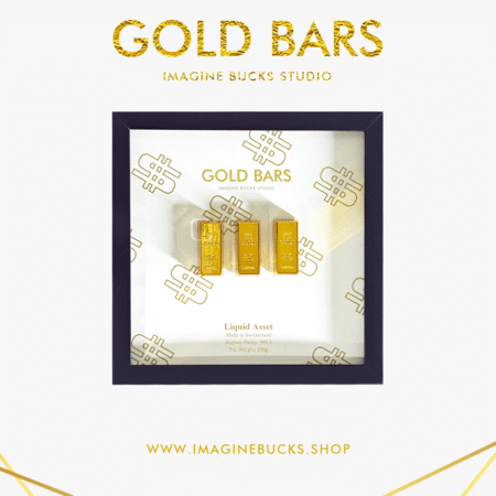 GOLD BARS Frame - 3Pcs 200gms Bars [White]